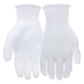 HDX PU White Dipped Glove HDX37218-L