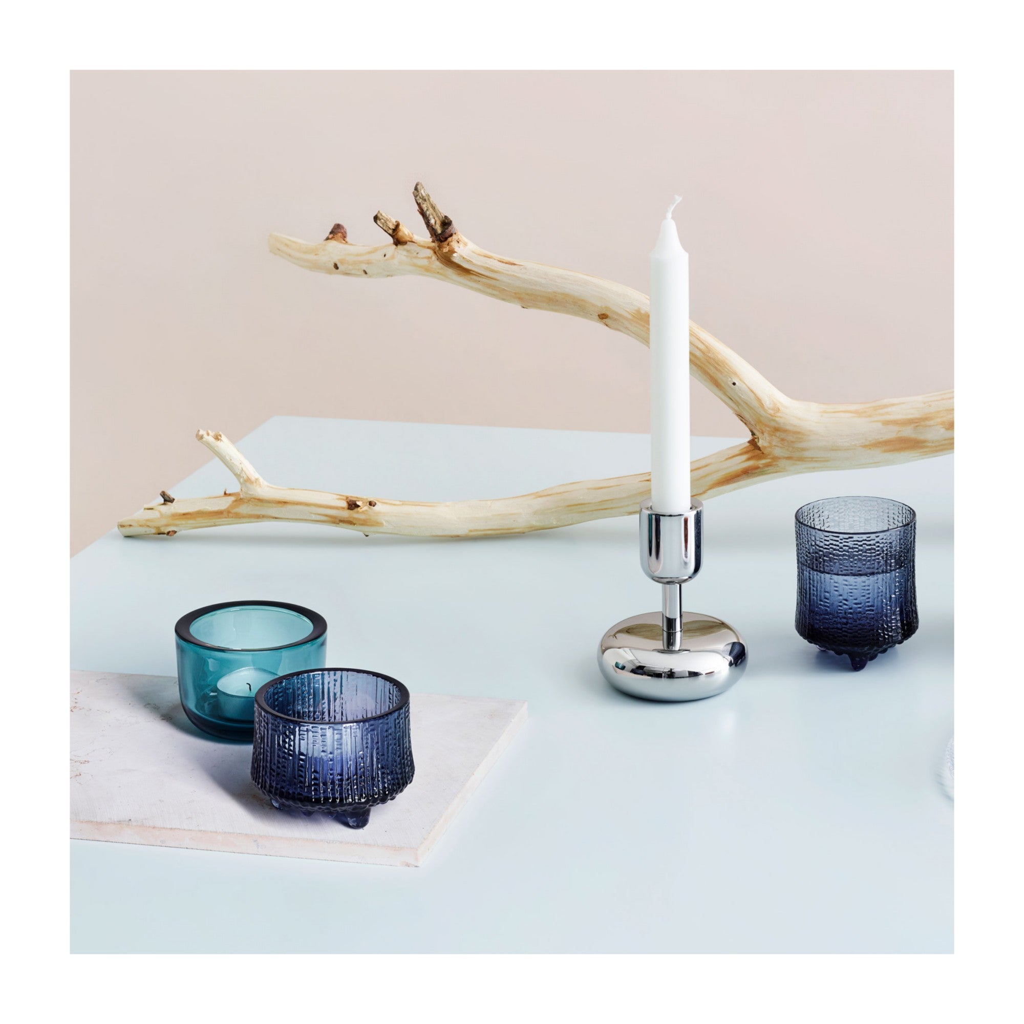 Ultima Thule Tealight Candleholder in Various Colors design by Tapio Wirkkala for Iittala