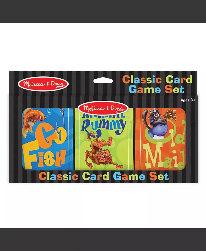 Melissa and Doug Melissa and Doug Classic Card Games Set - Old Maid  Go Fish  Rummy