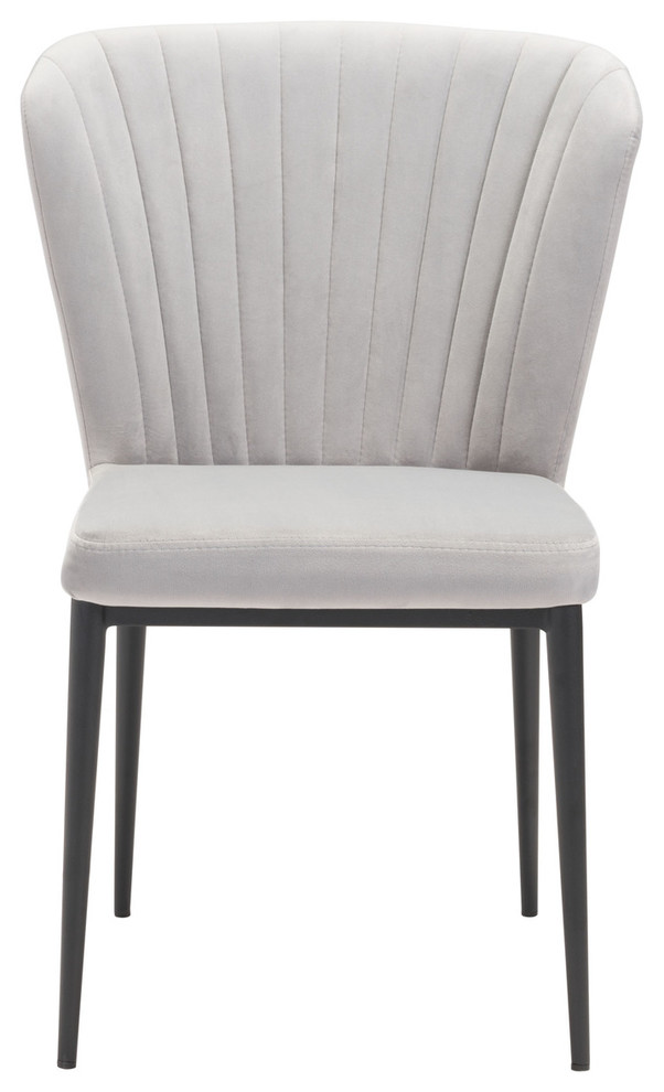 Tolivere Dining Chair (Set of 2) Gray   Midcentury   Dining Chairs   by Furniture East Inc.  Houzz