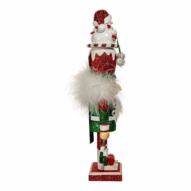 Kurt Adler 12 inch Hollywood Snowman Hat Nutcracker