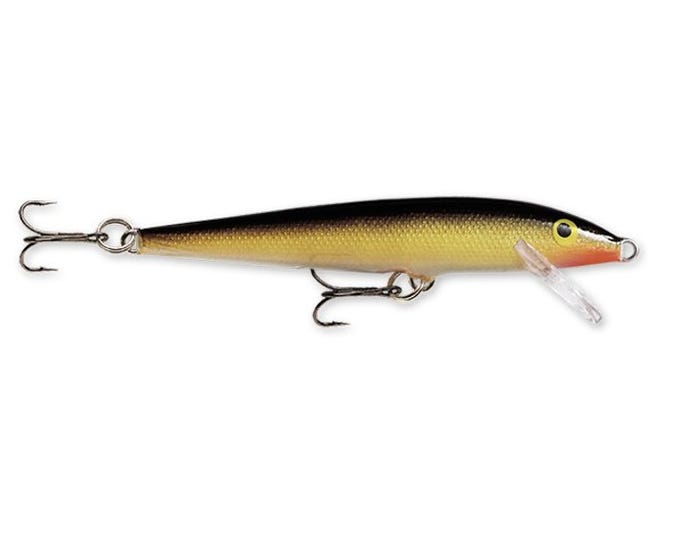 Rapala Gold Flaoting 3.5 inch Fishing Lure - F09G