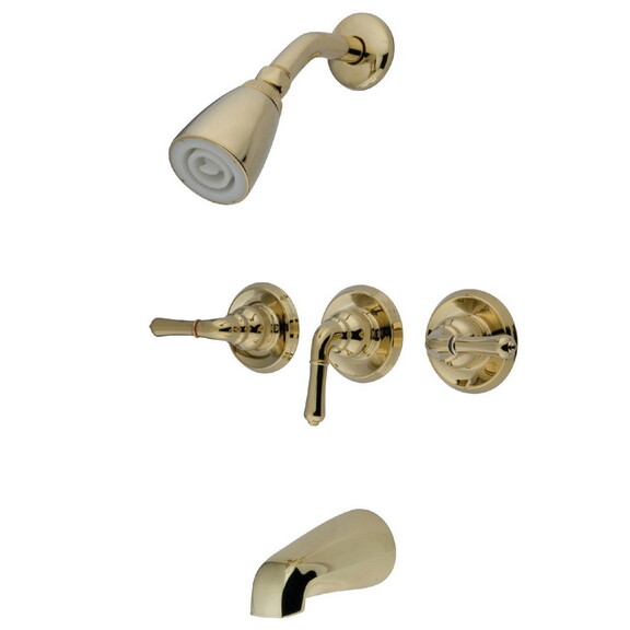 Elements of Design EB232 Three Handle Tub   Shower...