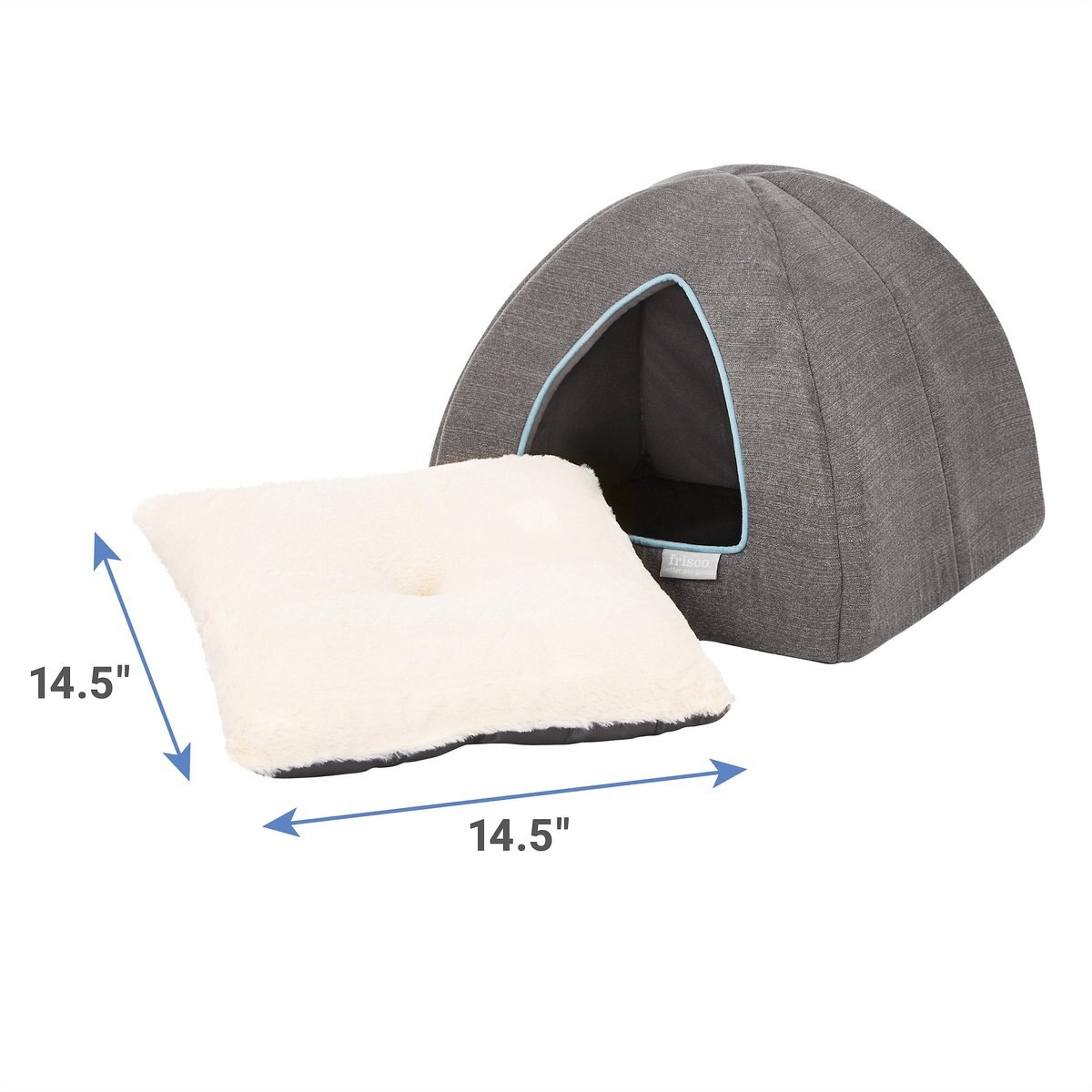 Frisco Igloo Covered Cat and Dog Bed