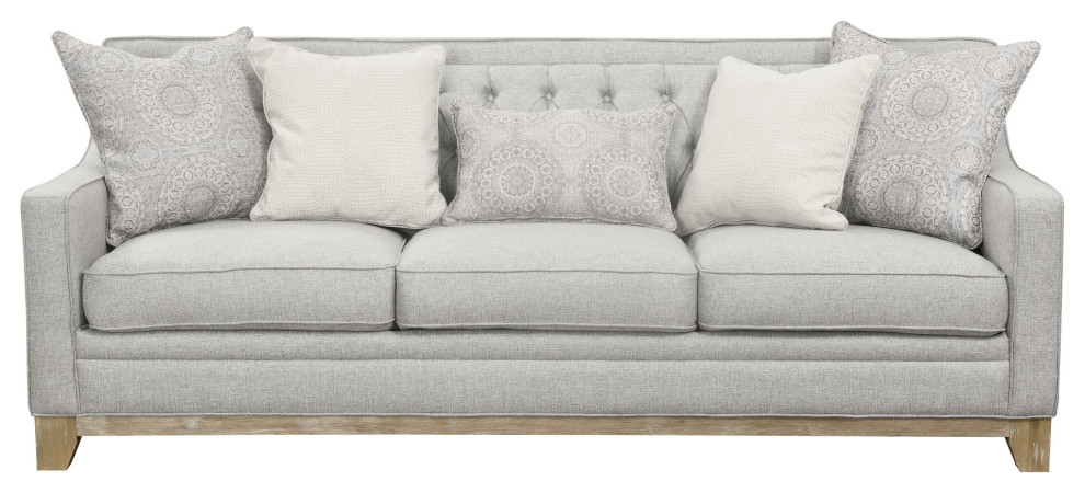 Meredith Sofa  Wickham Gray   Transitional   Sofas   by Lorino Home  Houzz