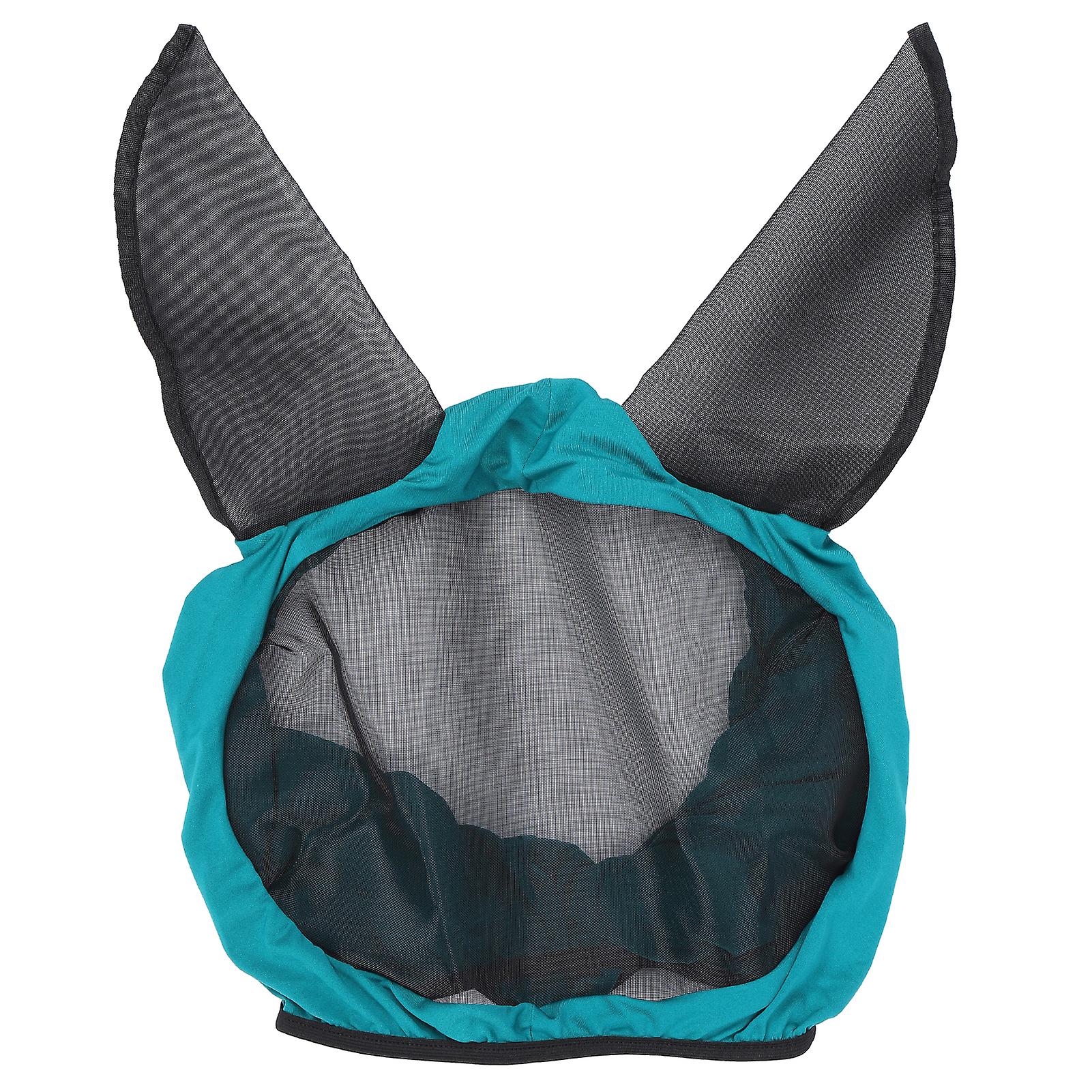 Summer Antimosquito Horse Flight Cover Mesh Veil Hood Eye Ear Protective Cover Horse Care