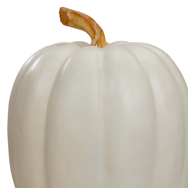 White Pumpkin Autumn Harvest Tabletop Decoration