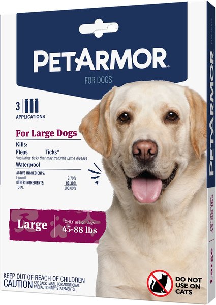 PetArmor Flea and Tick Spot Treatment for Dogs， 45-88 lbs