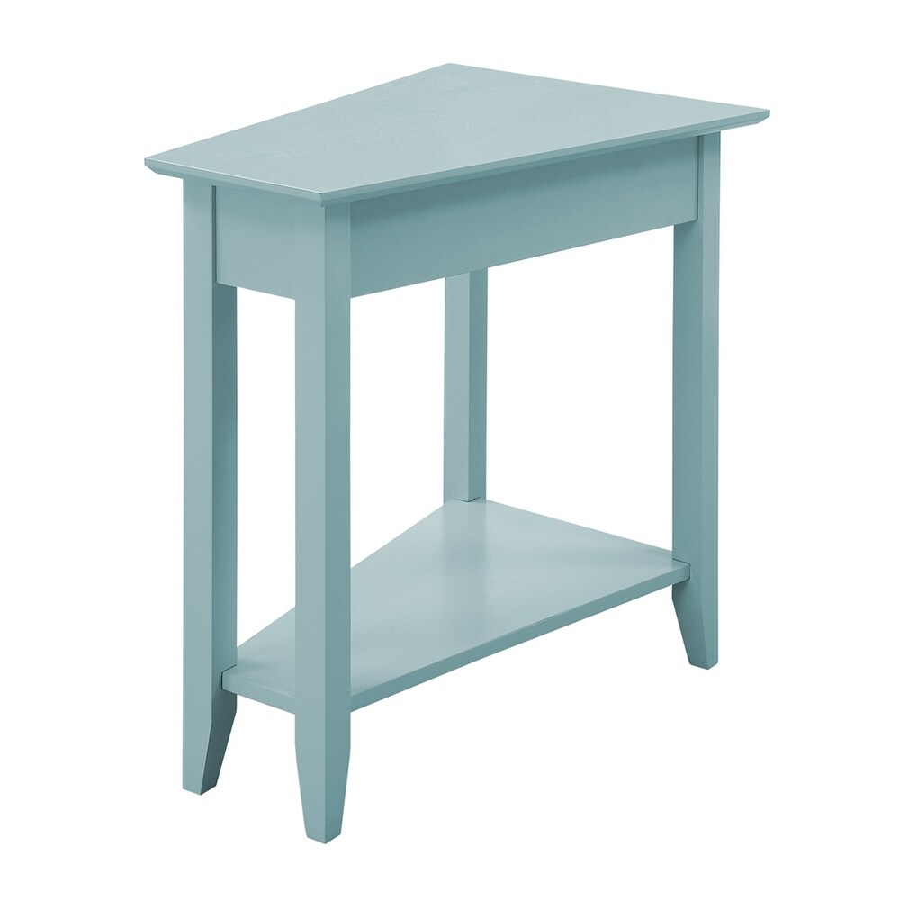 Convenience Concepts American Heritage Wedge End Table with Shelf