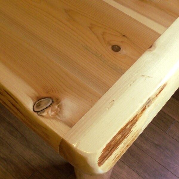 White Cedar Log - Stump Table