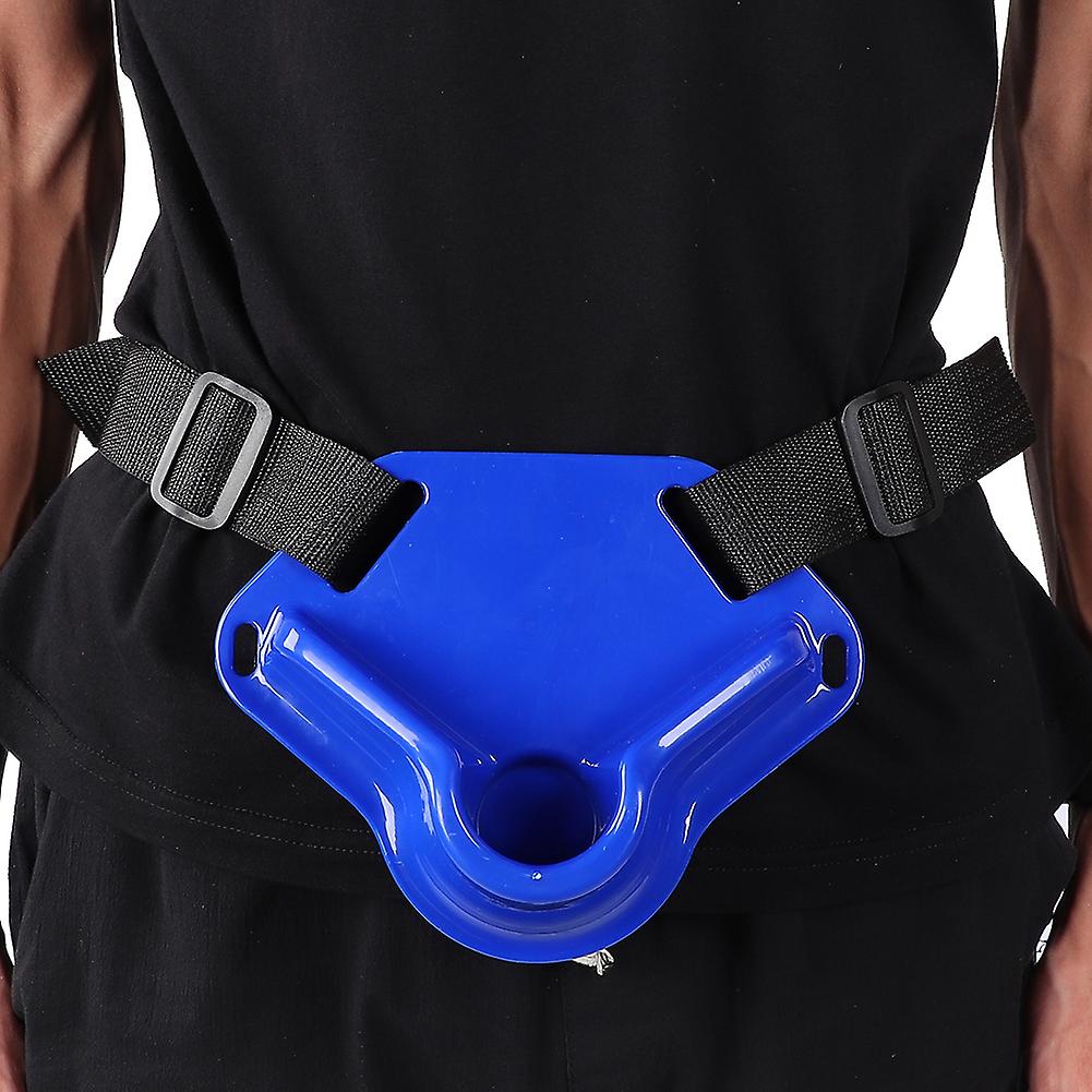 Mini Fish Top Belt Sea Boat Fishing Gimbal Waist Strap Support Protective Accessory (blue)