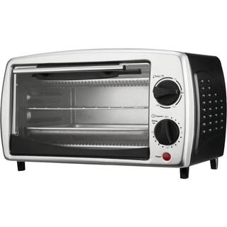 Brentwood Appliances 700 W Silver 4-Slice Toaster Oven and Broiler TS-345B