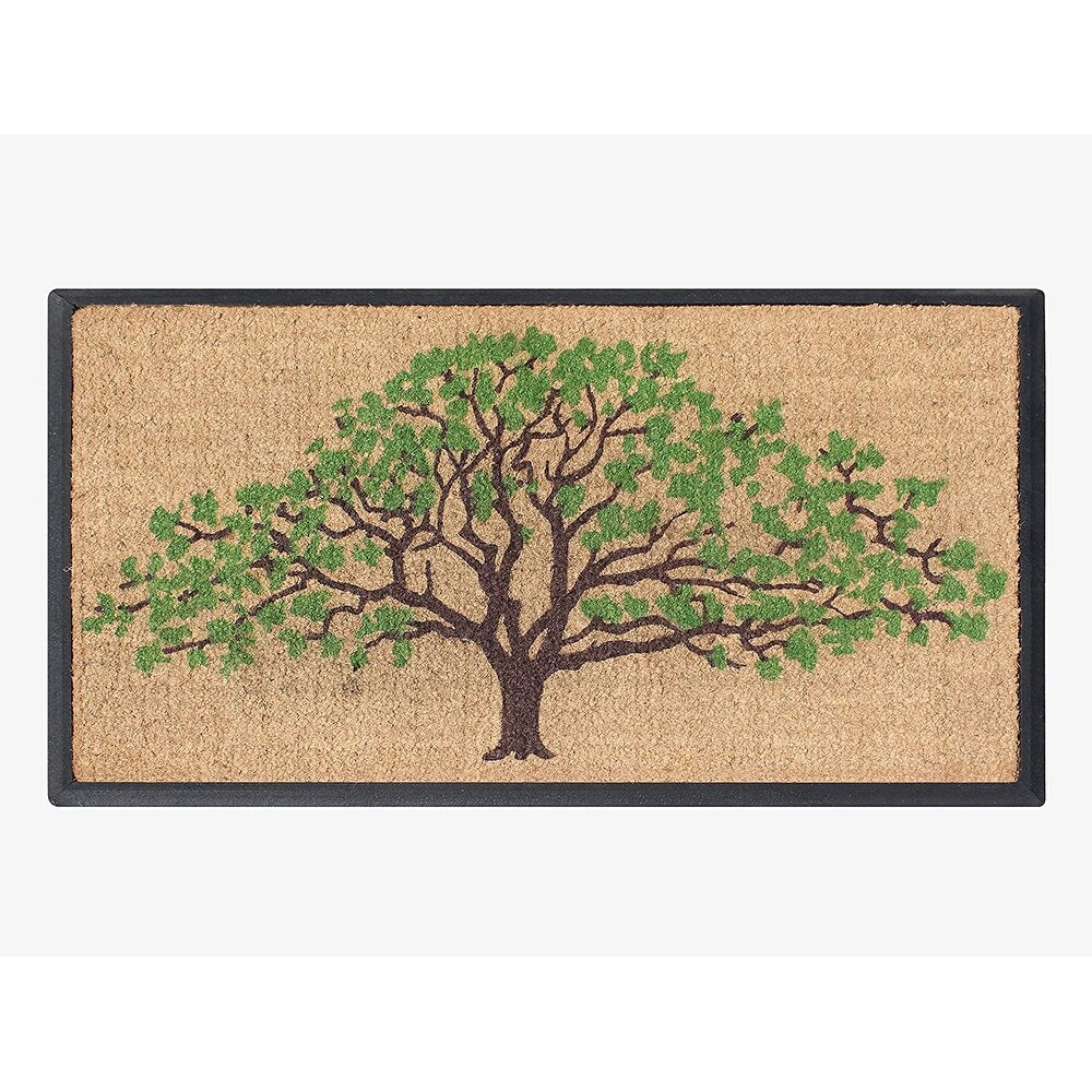 A1HC Natural Coir   Rubber Door Mat  30x48  Thick Durable Doormats for Outdoor Entrance