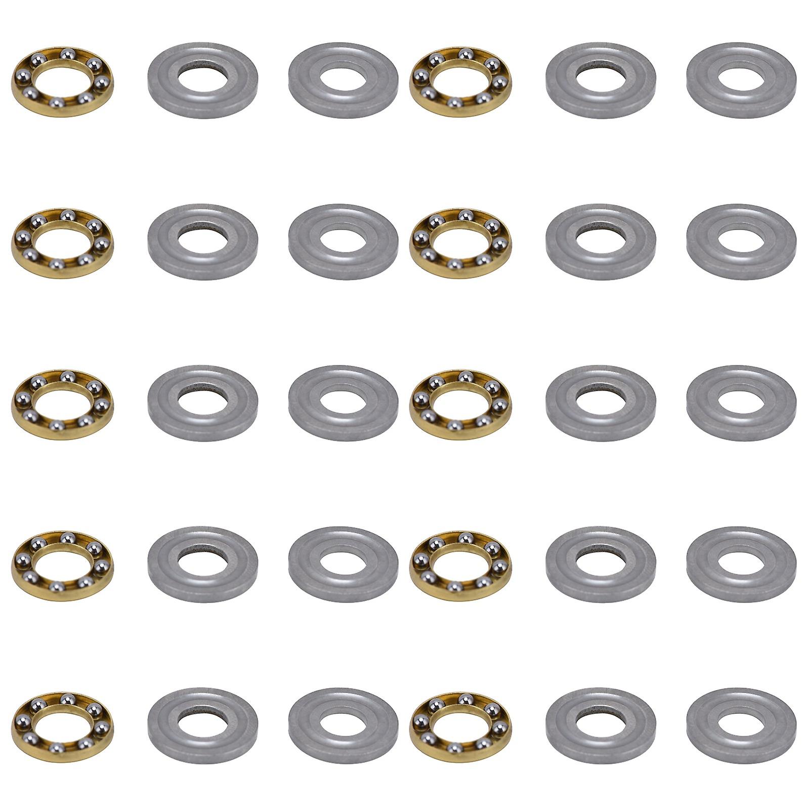 10pcs Thrust Ball Bearings Steel Plain Thrust Ball Bearing For Medical Equipment And Electric Machinery3613-0514-0008