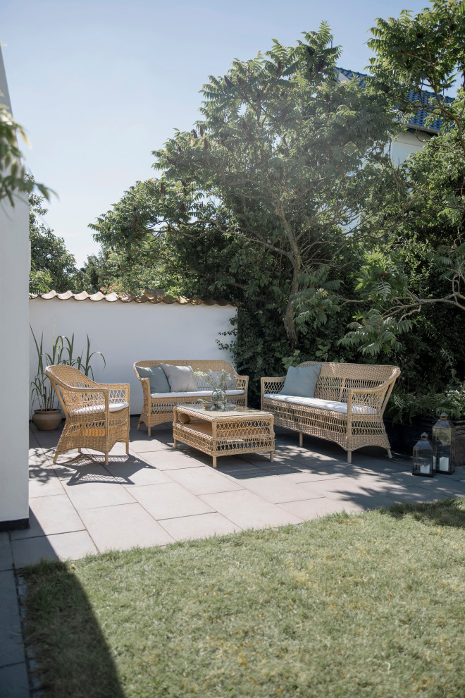 Charlot Chair With Cushion  Natural Finish   Tropical   Outdoor Dining Chairs   by Sika Design  Houzz