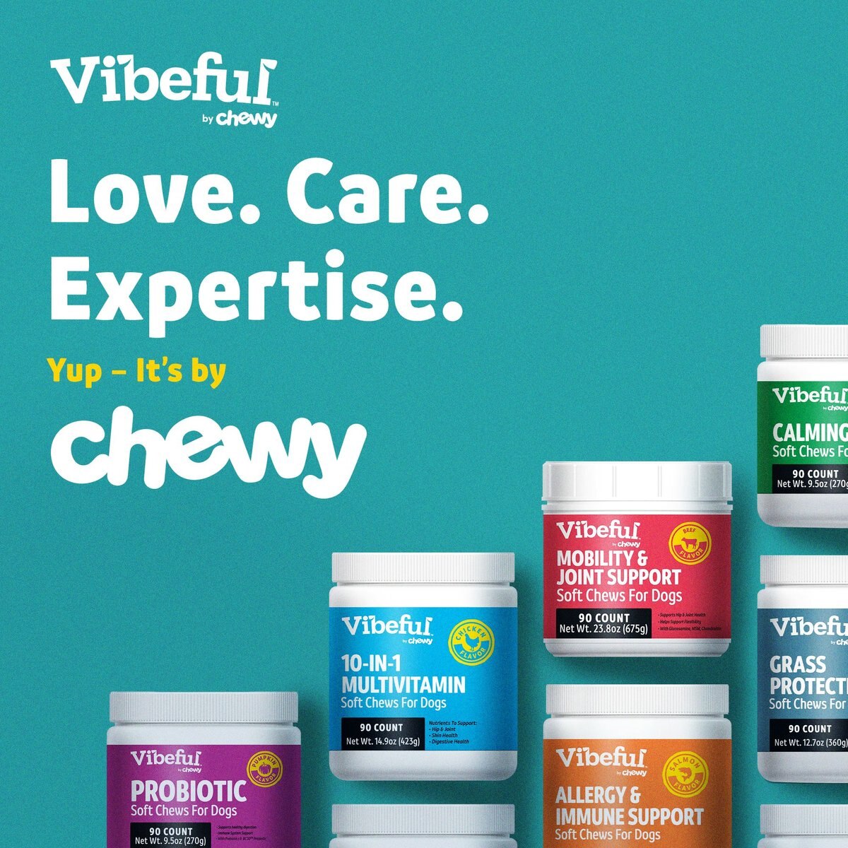 Vibeful Dental Health Chicken Flavored Powder Dental Supplement for Dogs and Cats