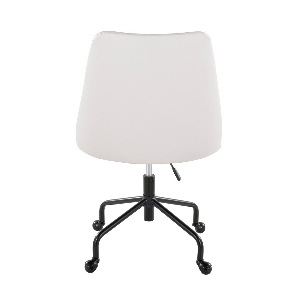 Silver Orchid Ockelbo Adjustable Office Chair with 4 Star Caster Base