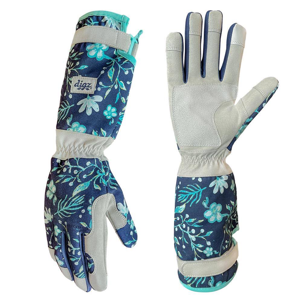 Digz Women's Large Long Cuff Garden Gloves 77507-08