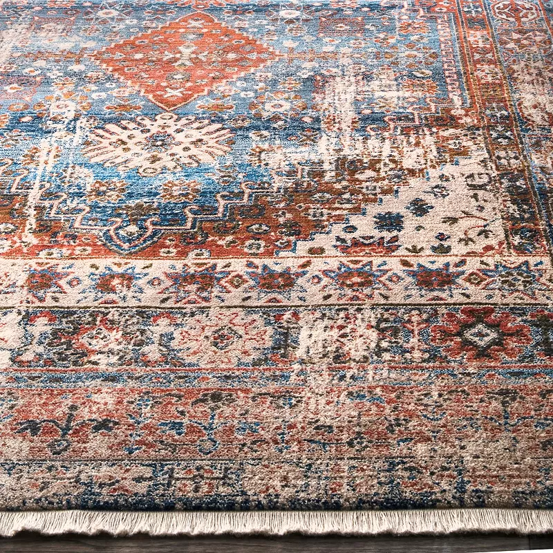 nuLOOM Farley Medallion Fringe Rug