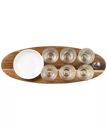 Picnic Time Legacyandreg; by Cantinero Shot Glass Serving Tray