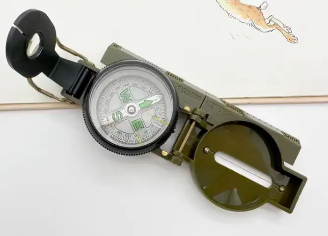 Waterproof And Oil Resistant Outdoor Plastic Compass Multifunctional Map