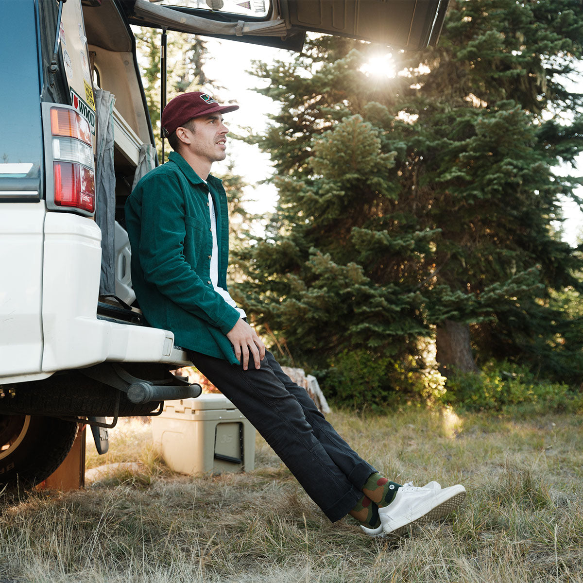 Backcountry Corduroy Shirt - Storm Green