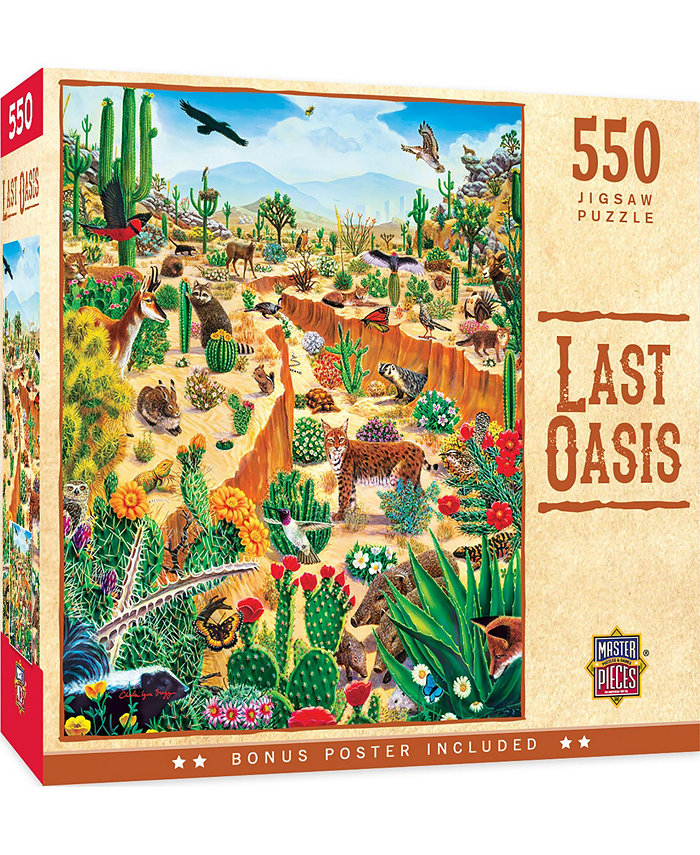 MasterPieces Puzzles MasterPieces 550 Piece Jigsaw Puzzle for Adults - Last Oasis