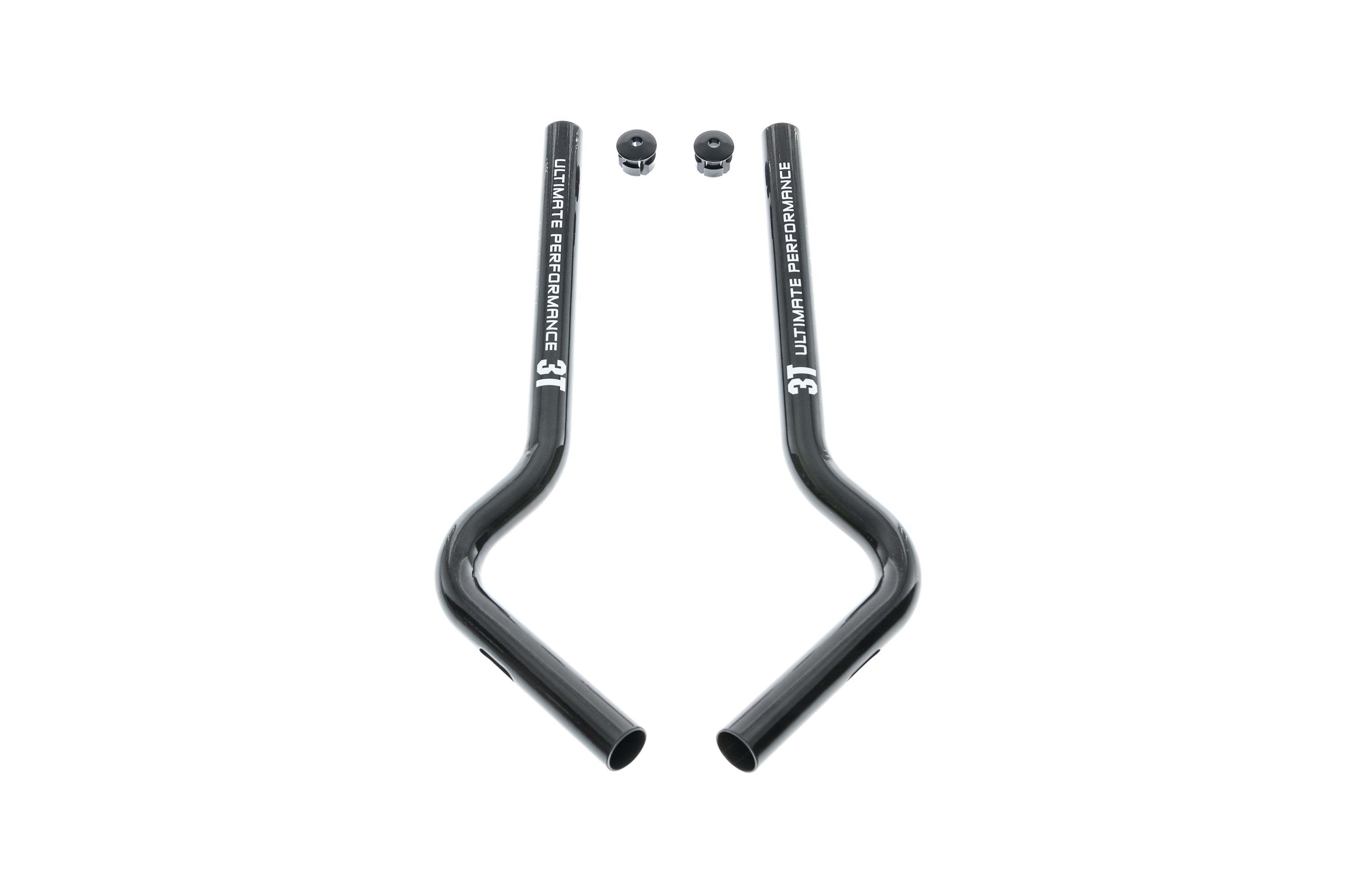 3T Wrist Comfort Bend Team Aero Extensions 22.2mm Clamp Carbon Black
