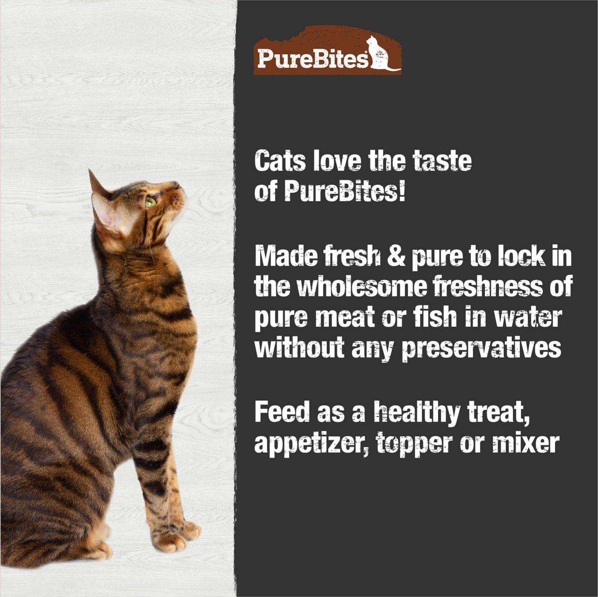 PureBites Mixers 100% Tuna and Chicken in Water Grain-Free Cat Food Trays