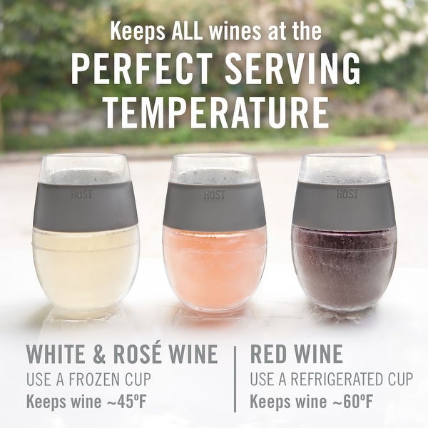 Wine FREEZE Cooling Cup in Lavender Single - 4.75