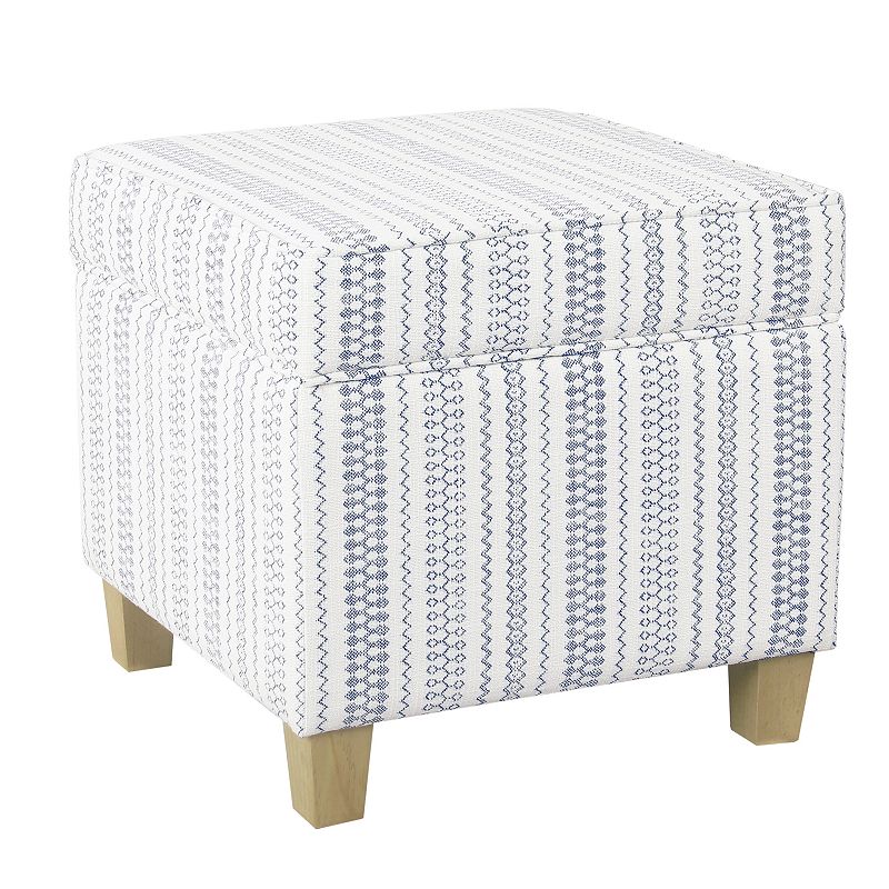 HomePop Cole Classics Square Storage Ottoman