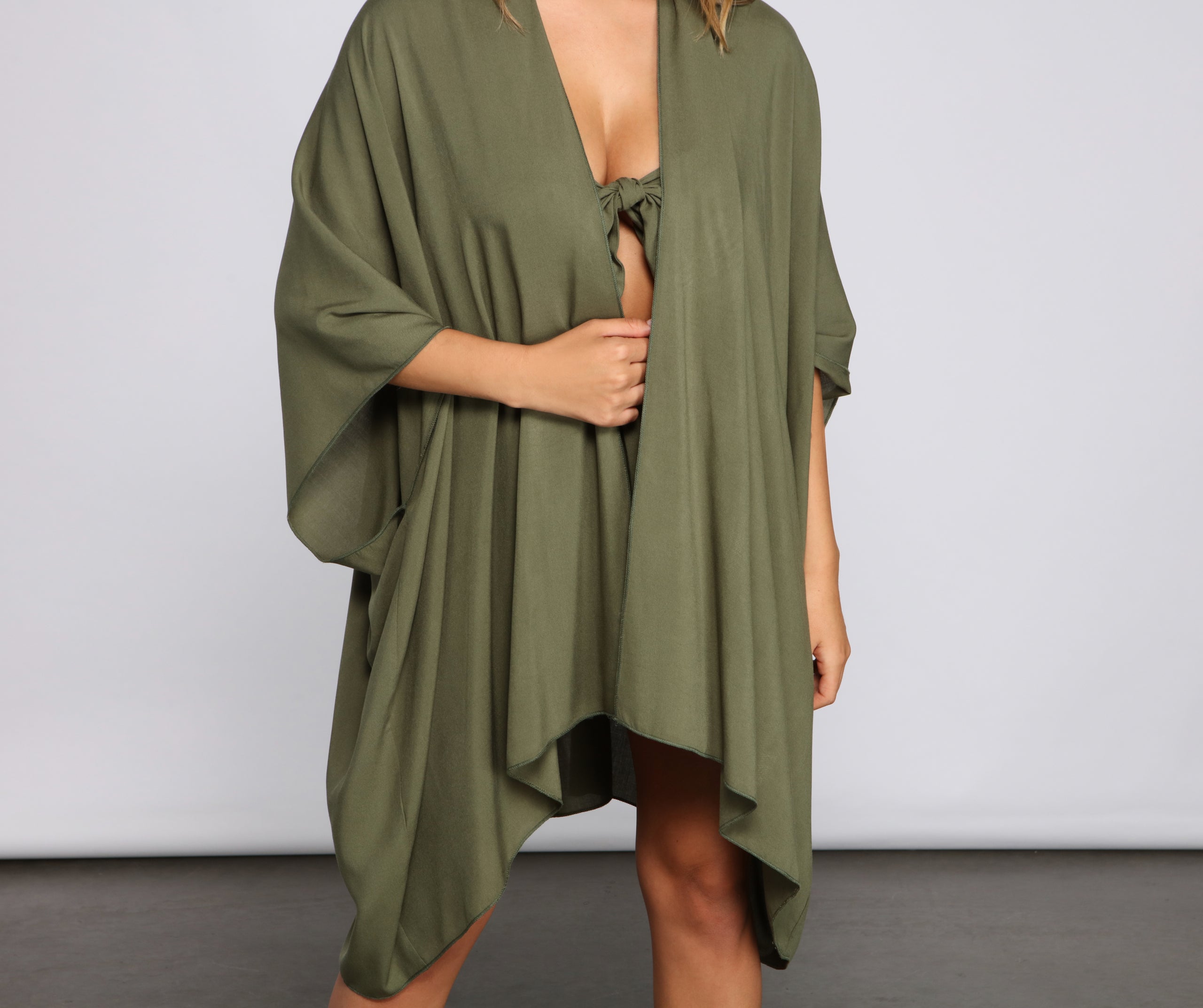 Vacay Mode Flowy Kimono