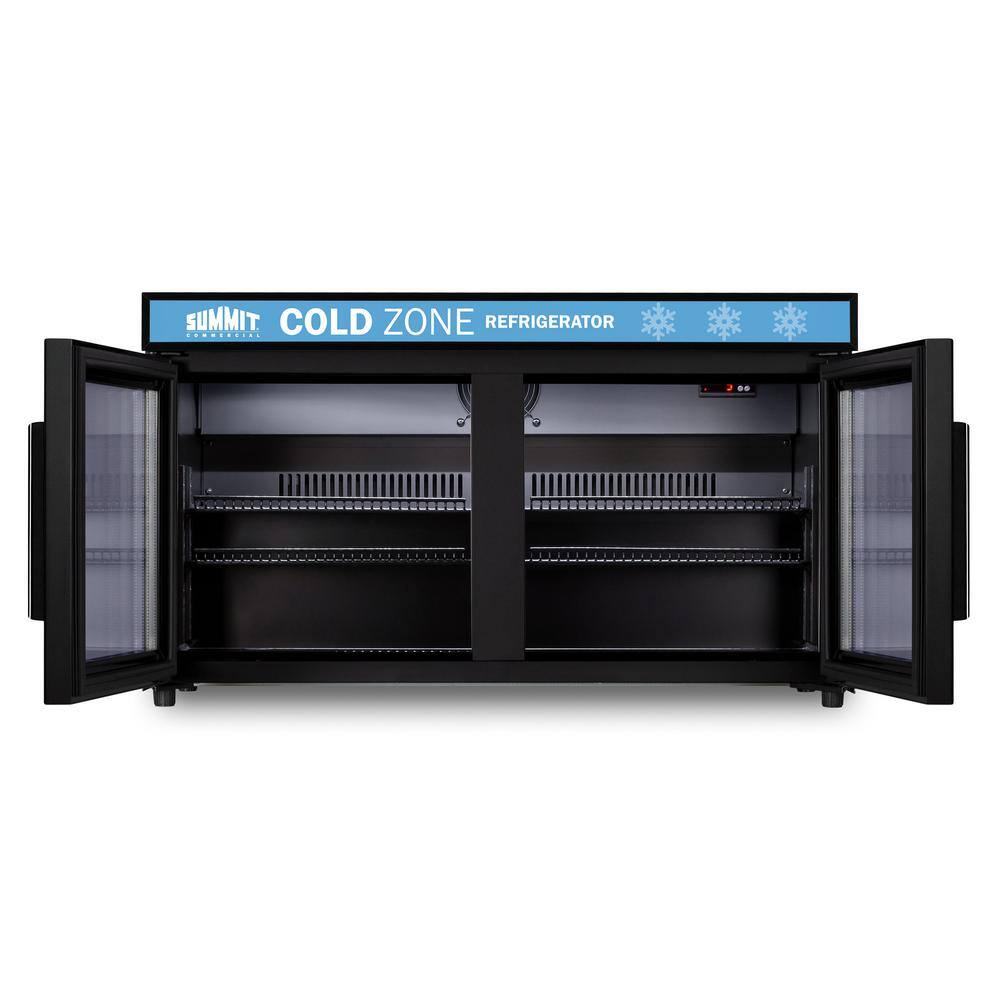 Summit Appliance 36 in. 3.2 cu. ft. Commercial Back Bar Beverage Center in Black SCR3502D