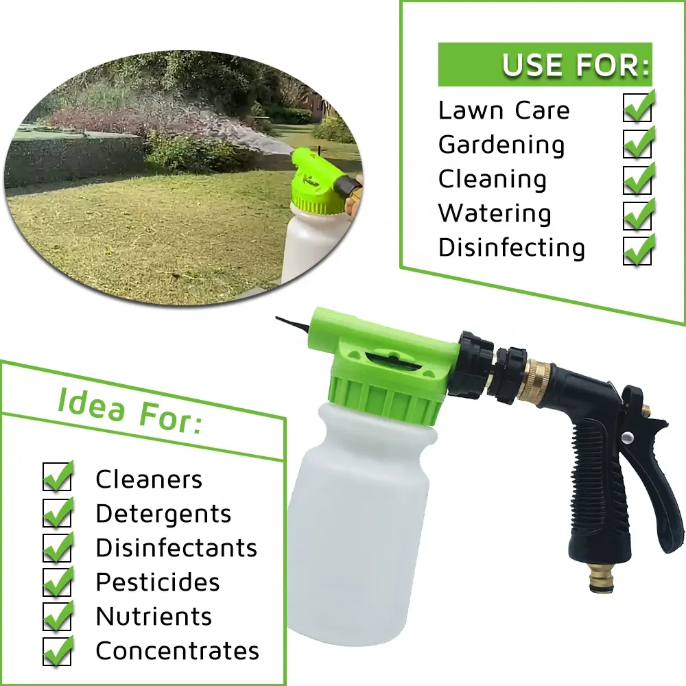 Pesticide Automatic Dilute Easy Use Wide Spraying 1 Liter  Lawn Yard Garden Small Farm Water Hose Agricultural Sprayer