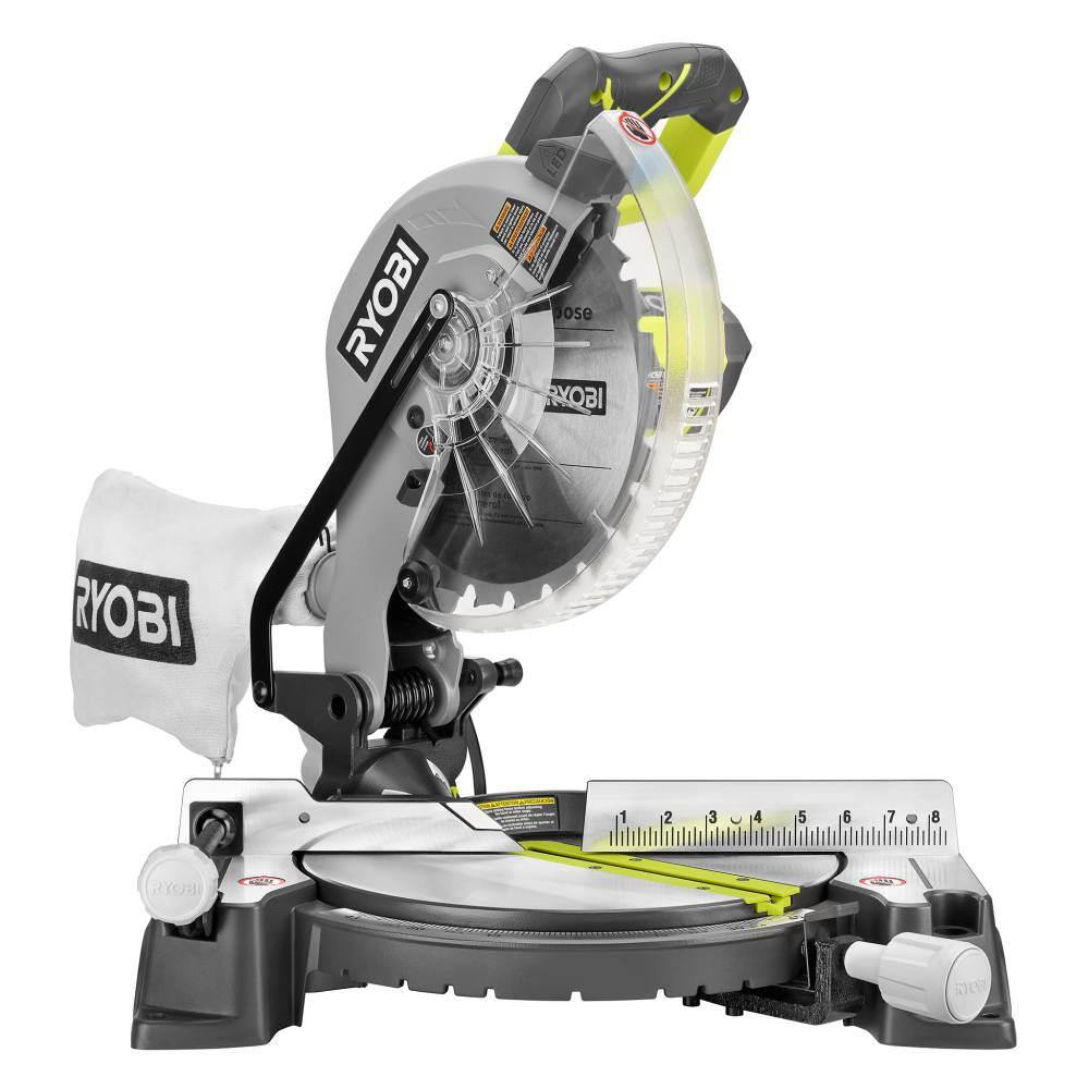 RYOBI 14 Amp Corded 10 in. Compound Miter Saw with LED Cutline Indicator TS1346