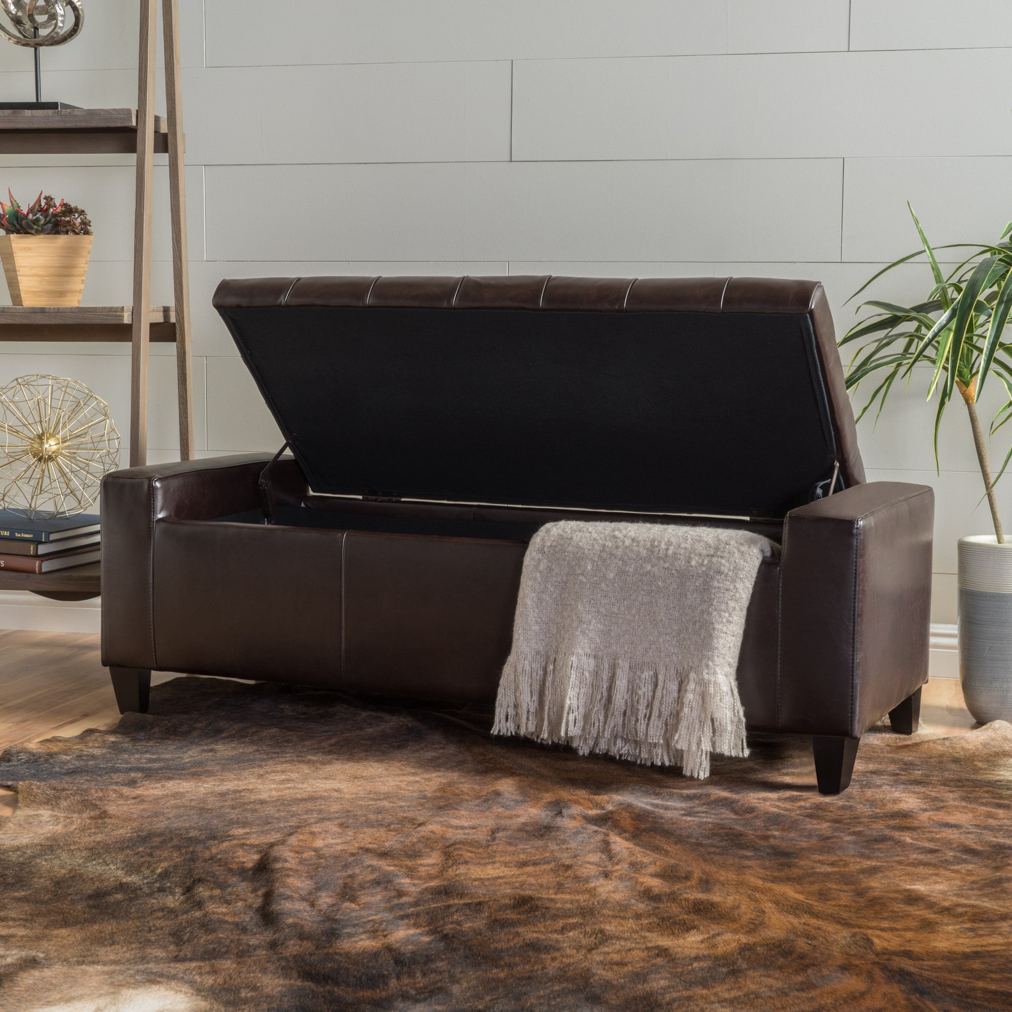 Seattle Tufted Storage Ottoman Bench