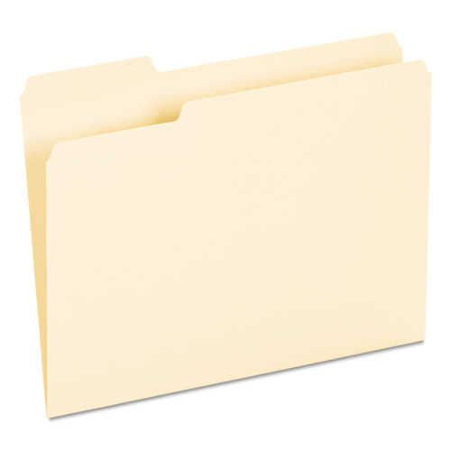 Universal Interior File Folders， 1/3-Cut Tabs， Letter Size， Manila， 100/Box (12213)