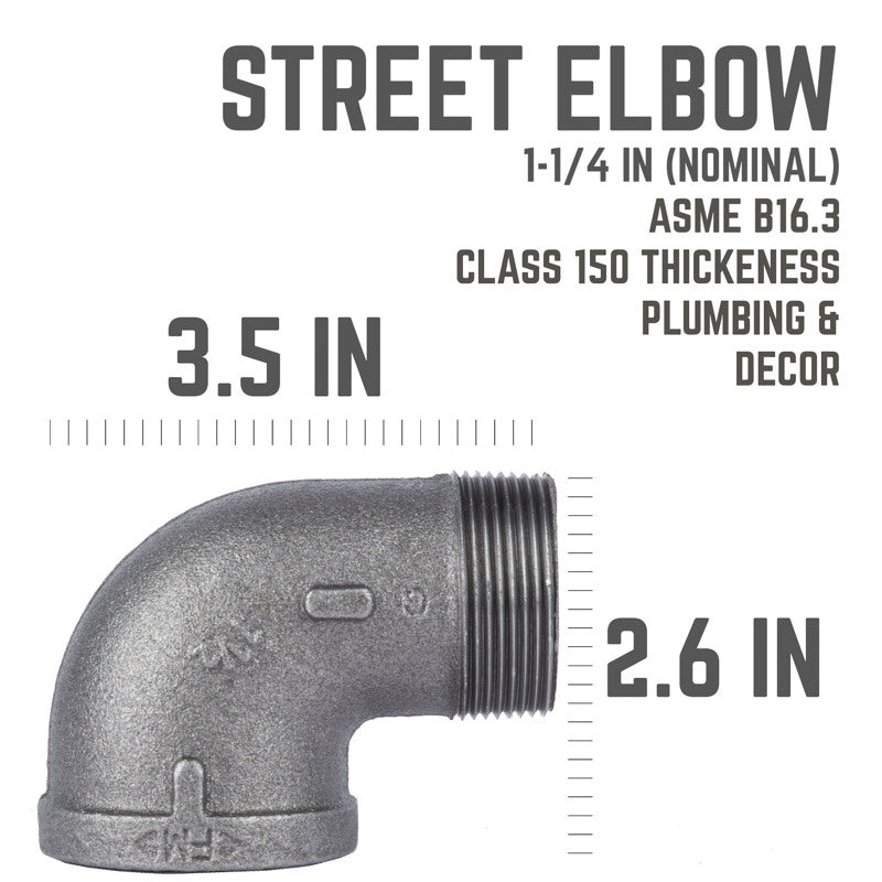 STREET ELBOW 90 1-1/4