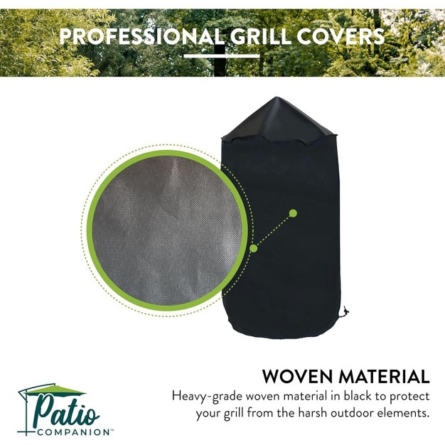 Patio Companion Professional Grill Cover 5 Year Warranty Heavy grade Uv Blocking Material Waterproof And Weather Resistant