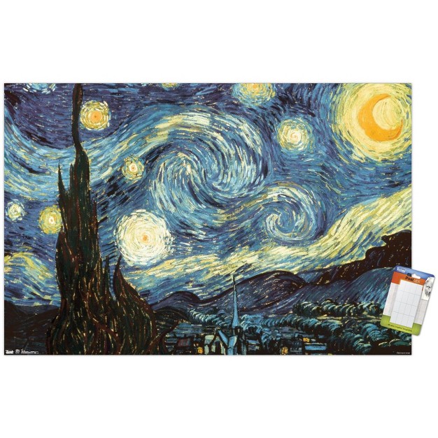 Trends International Starry Night Unframed Wall Poster Prints