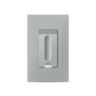 Brilliant Smart Dimmer Switch (Gray) - Alexa Google Assistant Hue LIFX TP-Link and more BHS120US-CG1