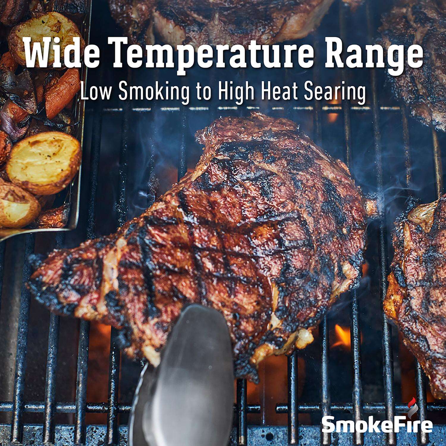 Weber SmokeFire EX4 2nd Gen Wood Pellet WiFi Grill Black