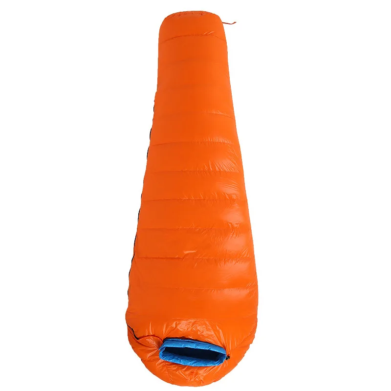 Waterproof and tear resistant duck down sleeping bag mini camping sleeping bag sleep over bags