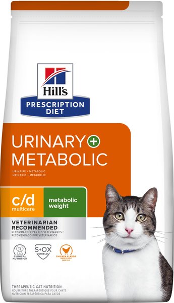 Hill's Prescription Diet c/d Multicare + Metabolic Chicken Flavor Dry Cat Food