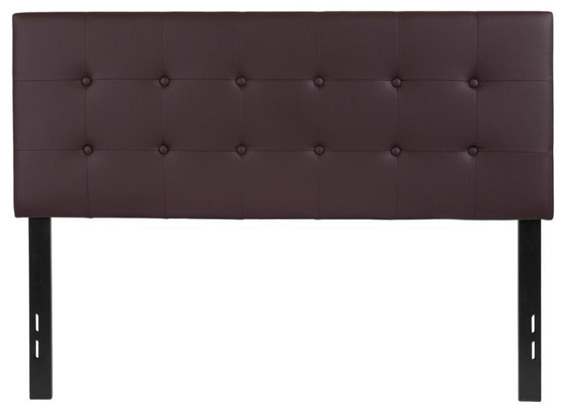 Lennox Tufted Upholstered Headboard   Transitional   Headboards   by BisonOffice  Houzz