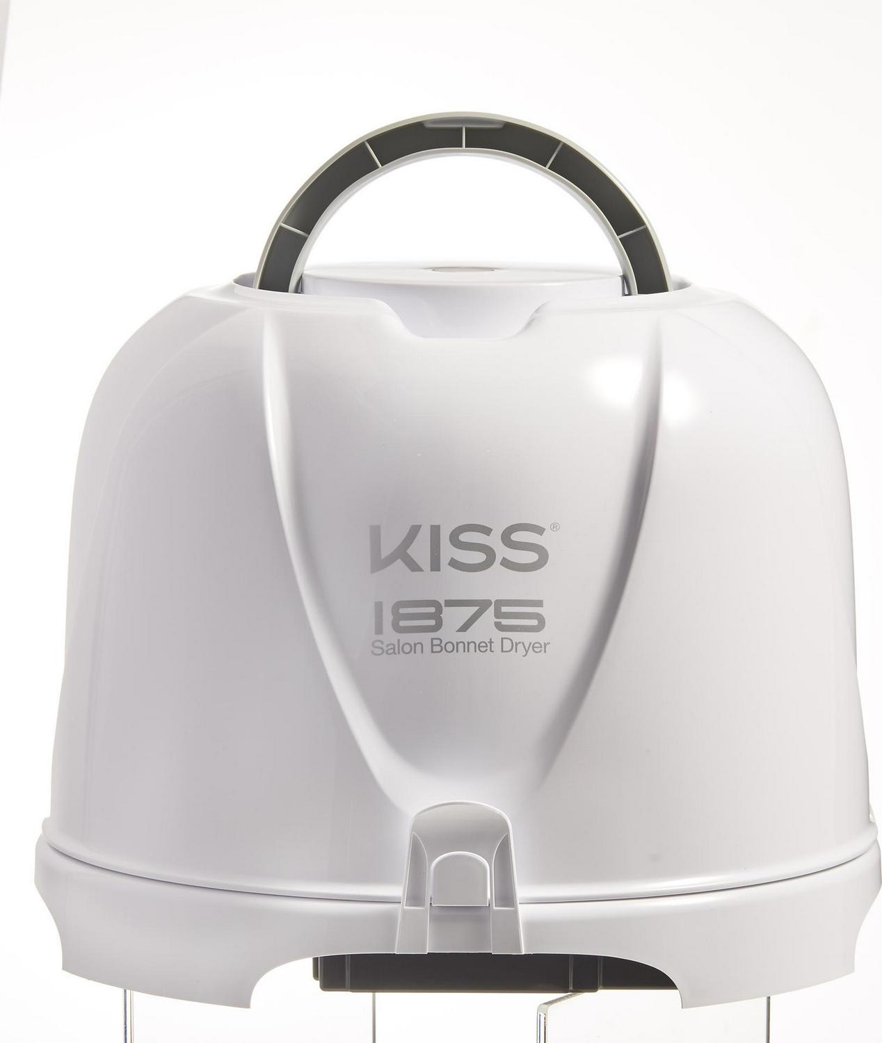 KISS Salon Professional Bonnet Ceramic Portable Hair Dryer 1875 Watts White  Crowdfused