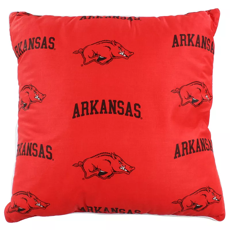 College Covers Arkansas Razorbacks 16 Decorative Pillow Set