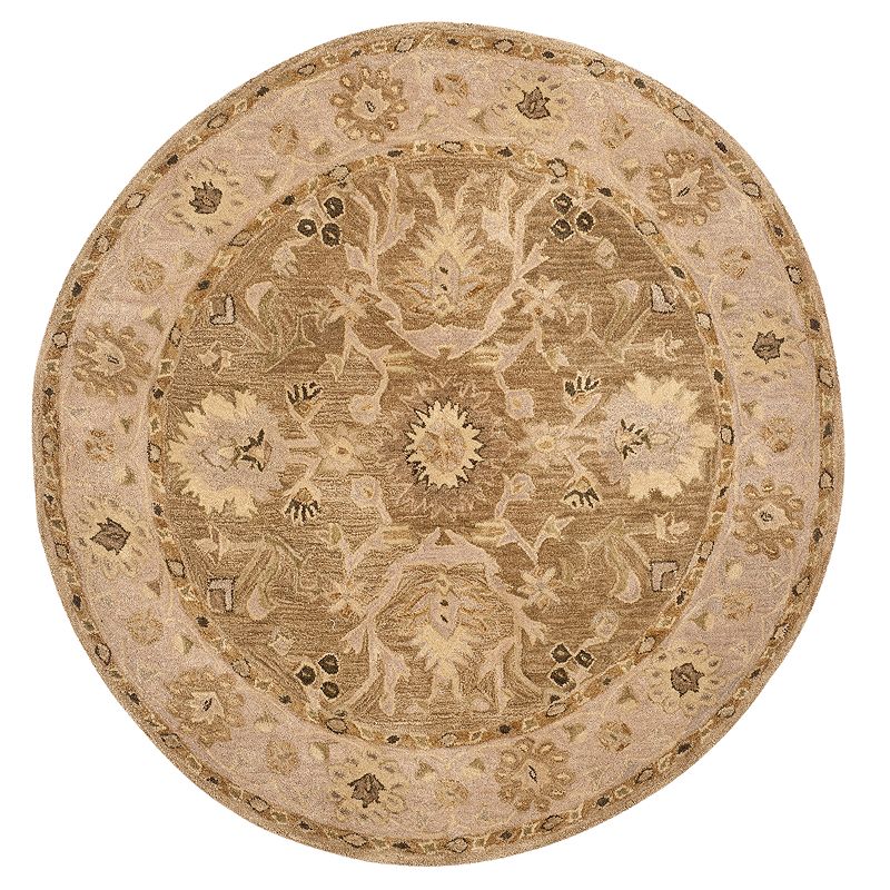 Safavieh Anatolia Zelda Framed Floral Wool Rug