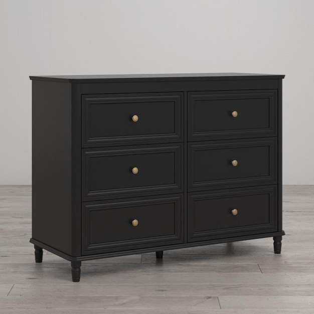 Little Seeds Piper 6 Drawer Dresser With Solid Wood Spindle Feet