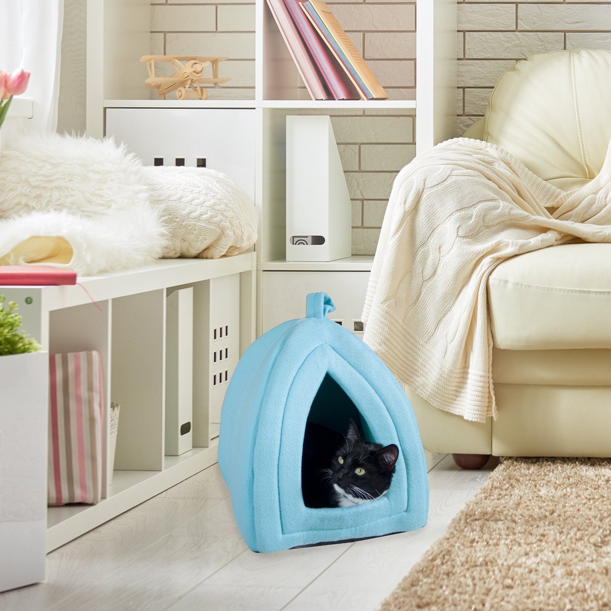 Pet Adobe Igloo Style Cat Tent